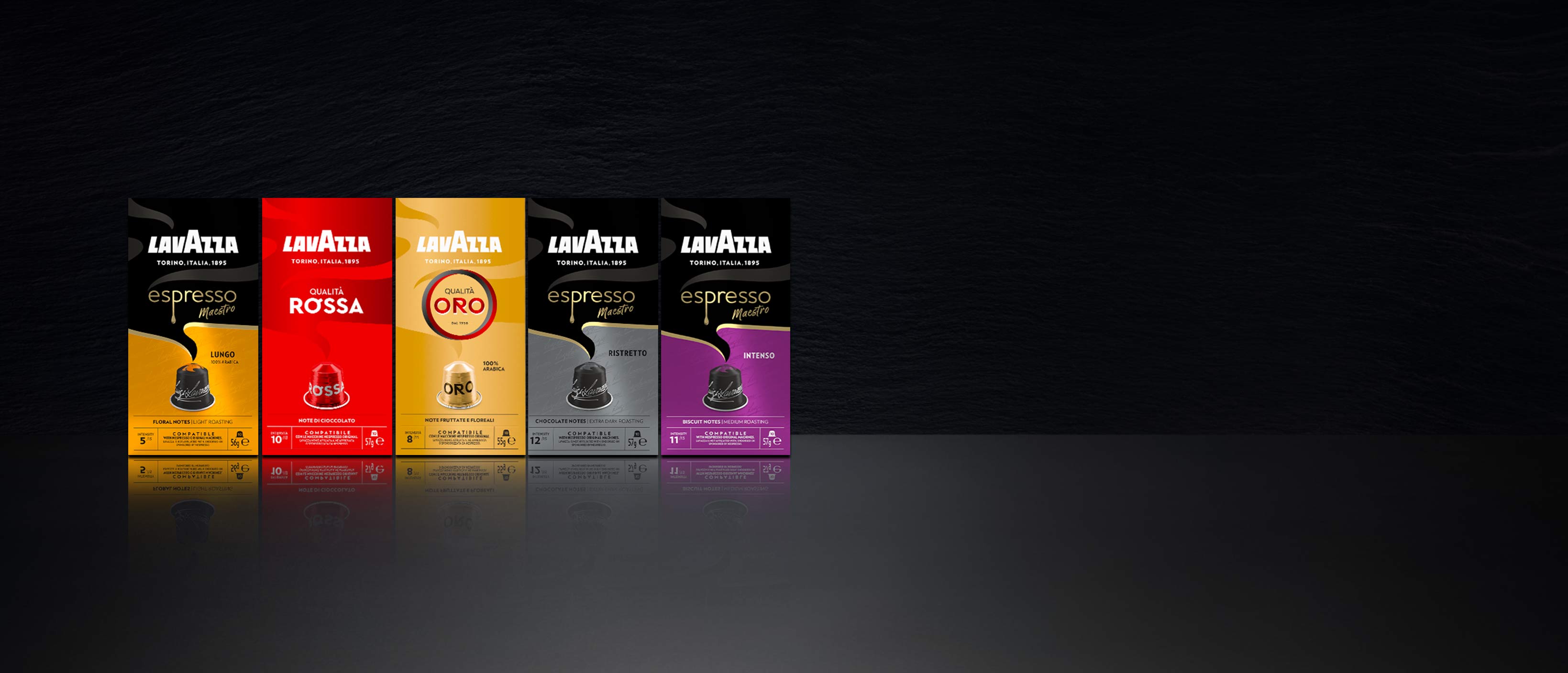 Lavazza Espresso Maestro-capsules die compatibel zijn met Nespresso